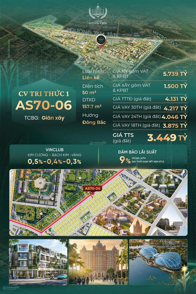 Giá chạm đáy nhà phố vinhomes saigon park giá all in đất + xây full vat chỉ 3.464 tỷ (sau ưu đãi)