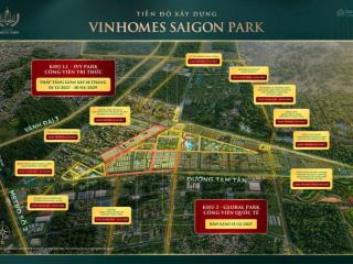 Căn nhà phố chỉ 3 tỷ all in (đất + xây + vat)  vinhomes saigon park hóc môn
