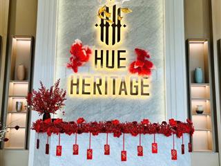 Căn hộ 3 phòng ngủ view xịn, trung tâm huế, đường 36m. hỗ trợ vay đến 70% (dự án hue heritage)