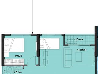 Bán căn hộ vinhomes 2pn+ | view công viên cầu vồng