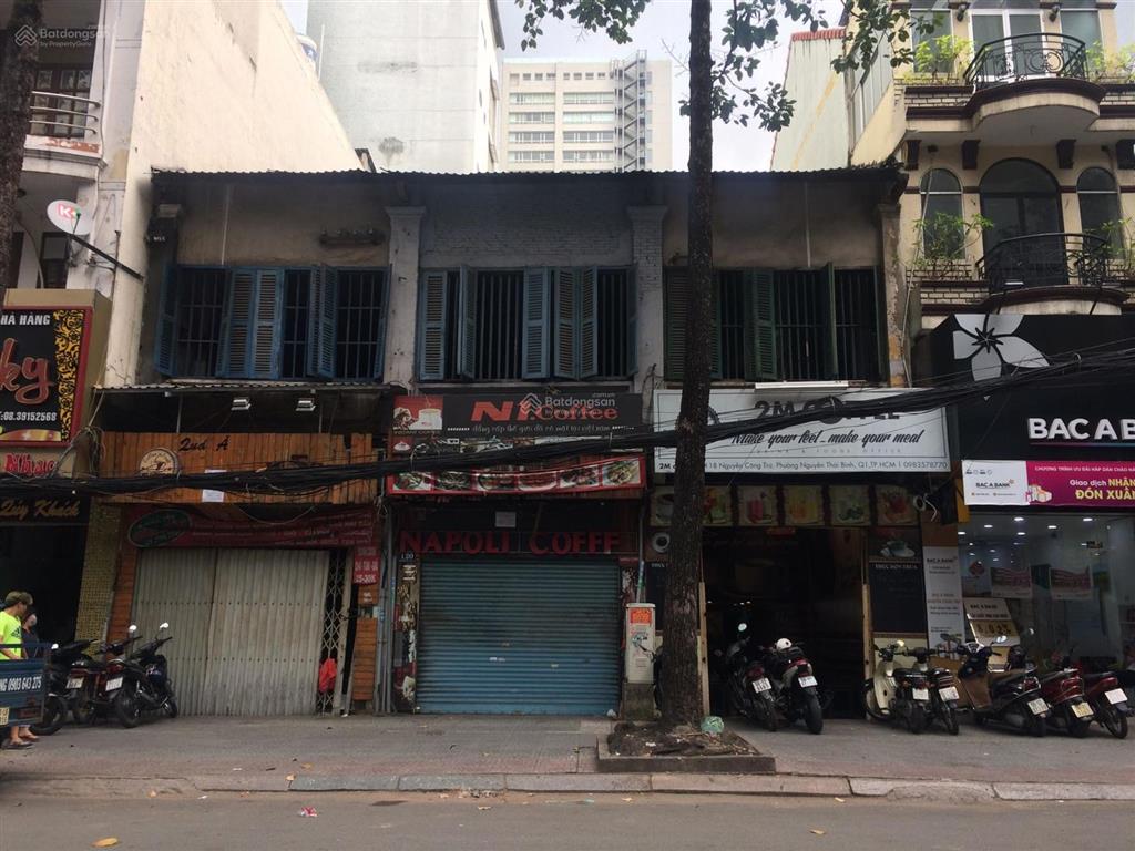 Mặt tiền nguyễn công trứ vs nam kỳ  dt 8x18  2 tầng  140 tỷ