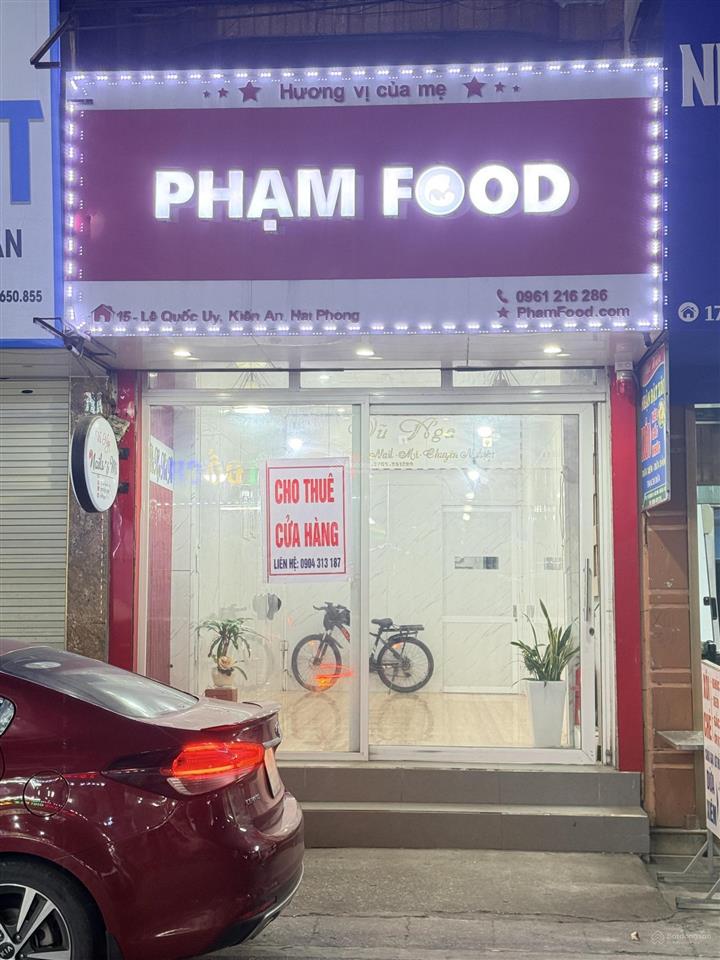 Cho thuê mặt bằng kinh doanh tầng 01 | vị trí trục chính trung tâm kiến an
