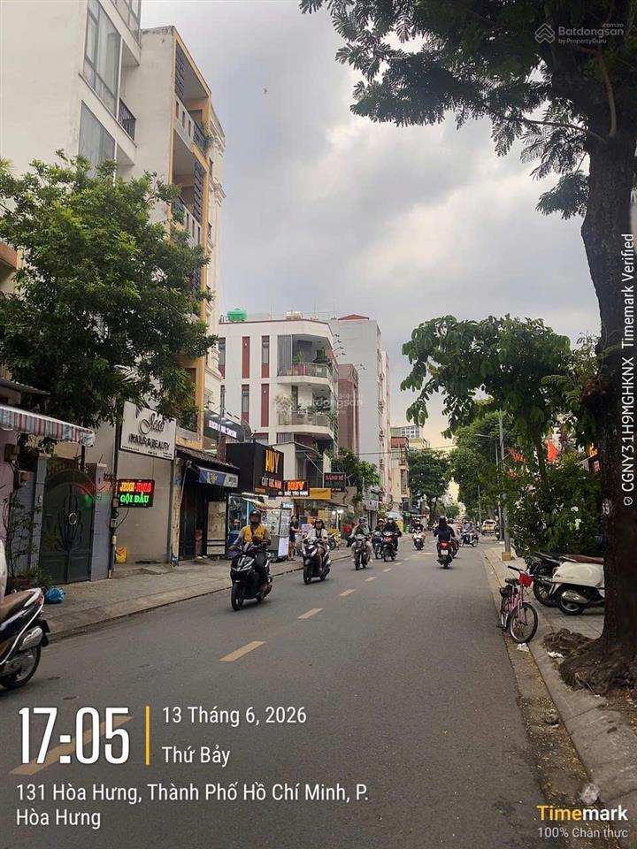 Bán nhà mặt phố tại hòa hưng  hoàng dư khương, dt 4.1x17m 3 tầng giá cực tốt chỉ 17 tỷ còn tl