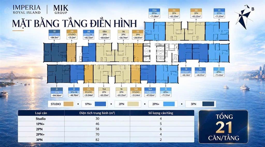 Chính thức nhận booking căn hộ chung cư cao cấp tại đảo vũ yên, hải phòng.