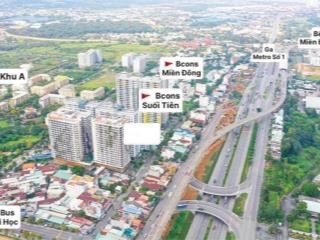 Căn 2pn/2wc bcons suối tiên giá chỉ 2,19t sổ hồng riêng gần trạm metro