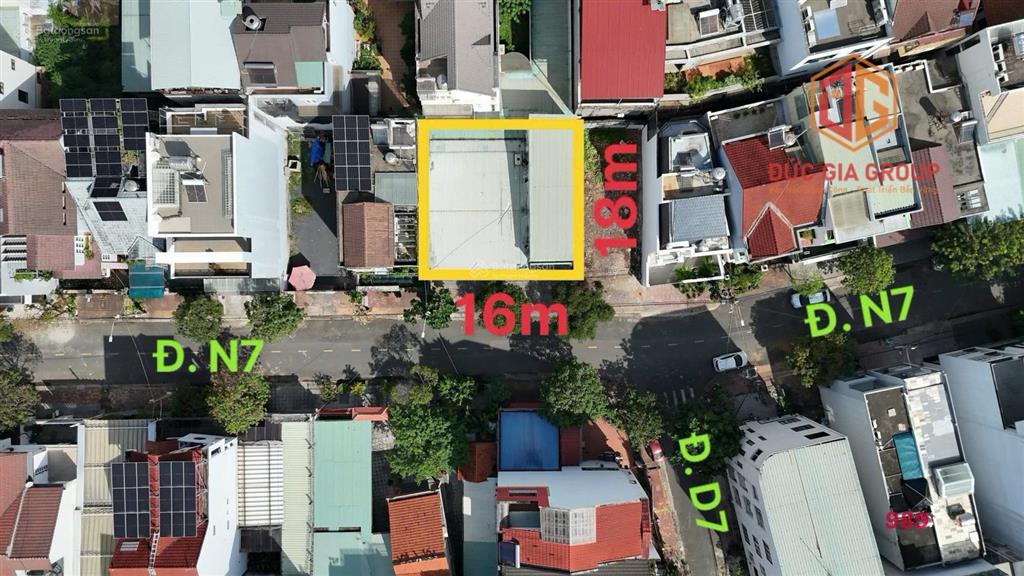 Bán lô đất 288m2 full thổ cư đường n7 trong kdc d2d, p.trấn biên giá 21,5 tỷ