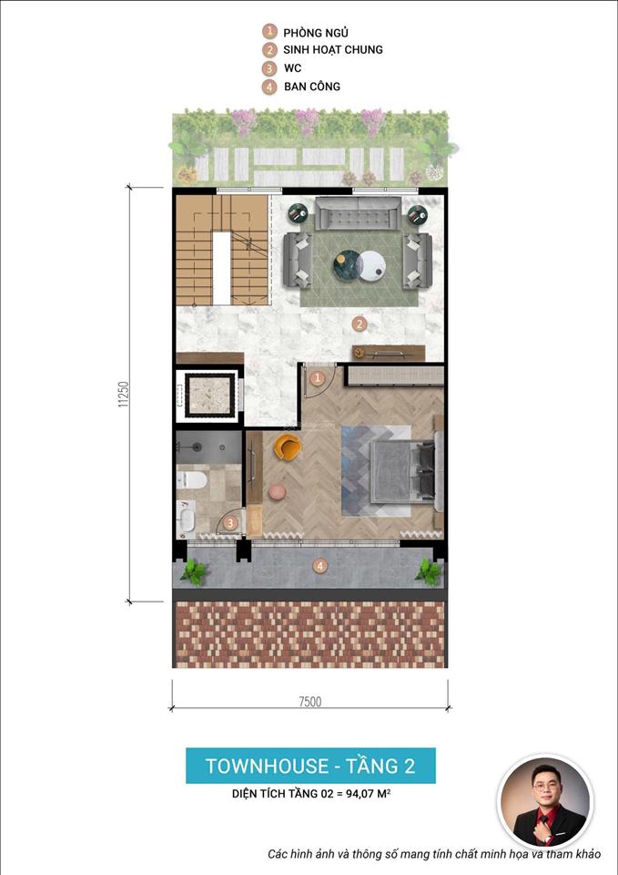 Bán nhà 3 tầng, charmora city, 16,844 tỷ, dt 138.9m2, 3pn, 4wc
