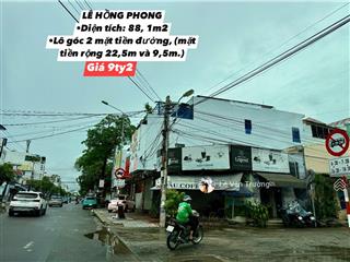 Bán lô góc siêu đẹp tại lê hồng phong  nha trang  giá 9 tỷ 2