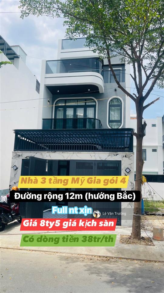 Nhà đẹp mỹ gia gói 4 có sẵn dòng tiền 38tr/th. giá bán chỉ 8ty5