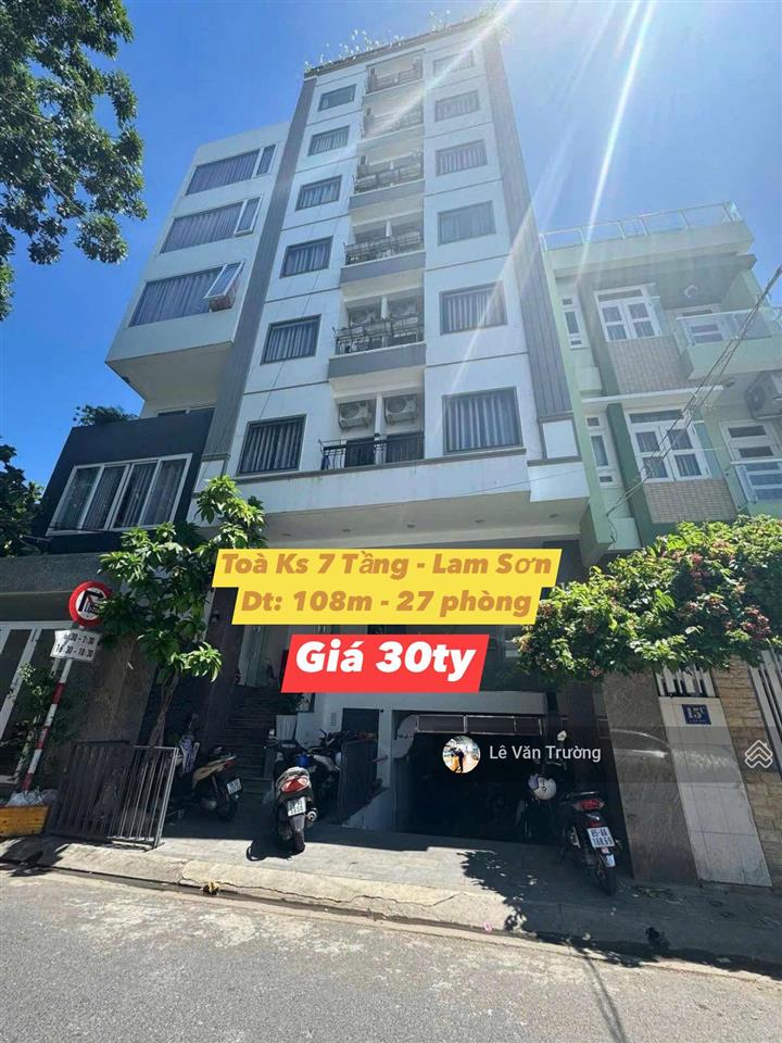 Toà nhà căn hộ  đường lam sơn  có dòng tiền 120tr/th