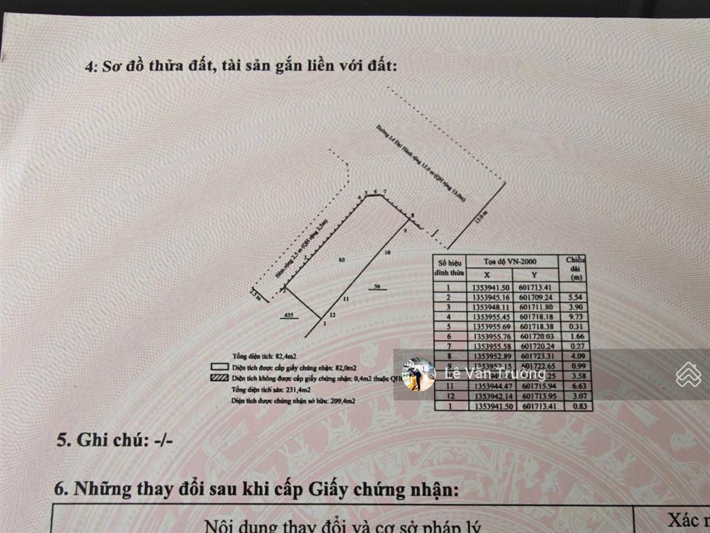 Nhà có mặt tiền kinh doanh  lê đại hành  dt 82m giá 19ty3