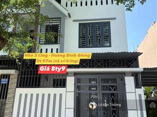 Nhà 3 tầng hoàng đình giong  sổ hồng  giá 8tỷ9