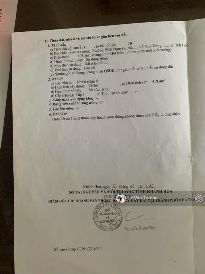 Bán khách sạn dã tượng cách biển 300m giá 23tỷ5