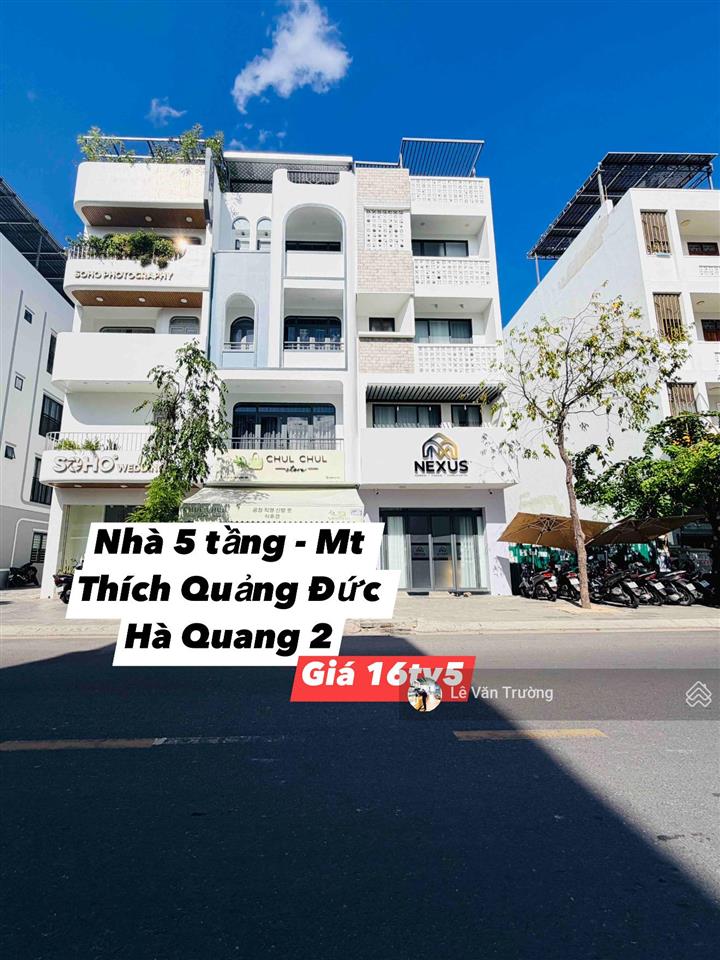 Căn nhà 5 tầng, mặt tiền thích quảng đức giá 16tỷ5 còn thương lượng