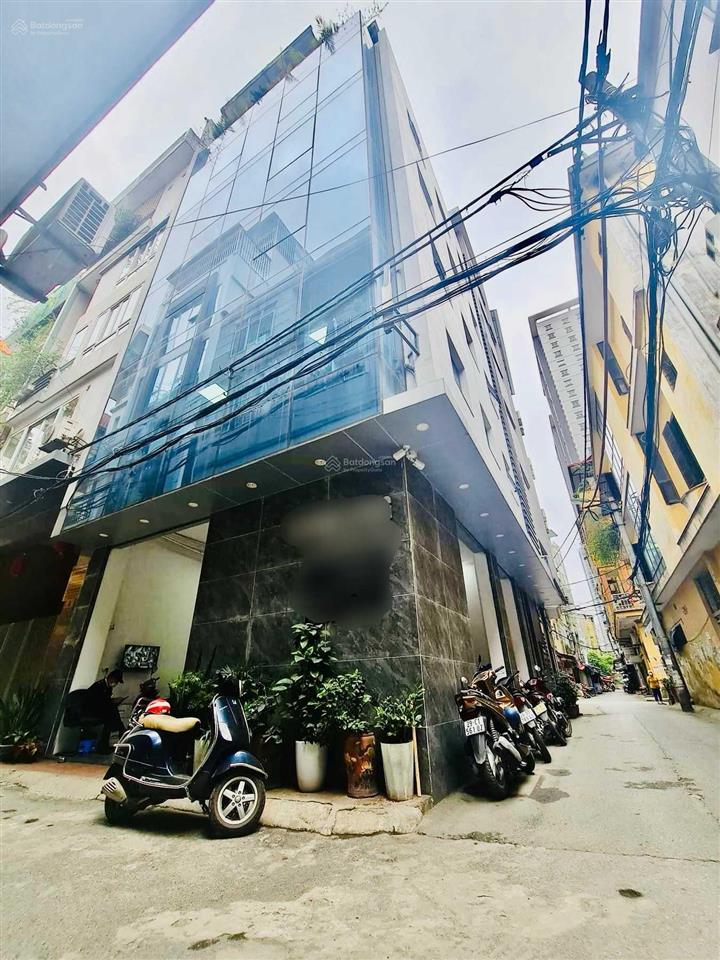 Quá hiếm, bán gấp tòa nhà thái hà lô góc, 8 tầng thông sàn, dt 1 tỷ, kinh doanh vỉa hè ô tô tránh
