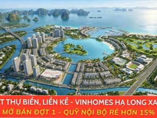 Hạ long xanh (mở bán biệt thự  liền kề) tại vịnh di sản thế giới. nơi đáng sống của giới tinh hoa