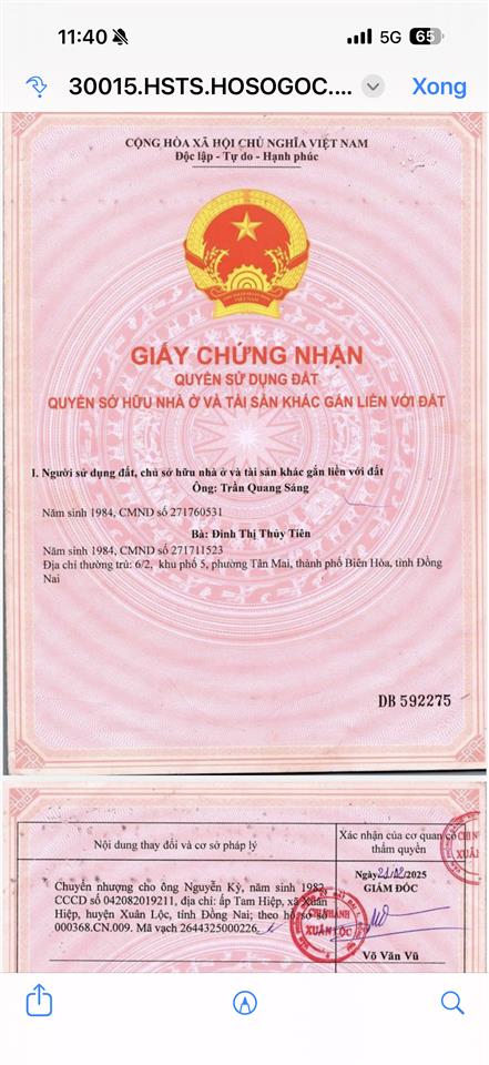 Bán gấp mặt tiền ql1a kinh doanh ổn định  xuân hòa, xuân lộc, đồng nai