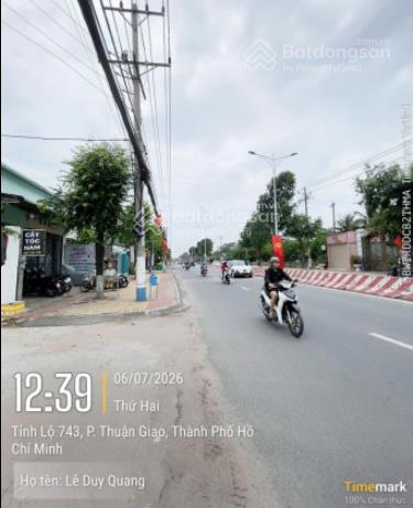 Giảm 6tỷ còn 35tỷ bán đất mt kho xưởng đường 32m dt 1191,1m2 ngang 10 nở hậu 23m p. an phú thuận an