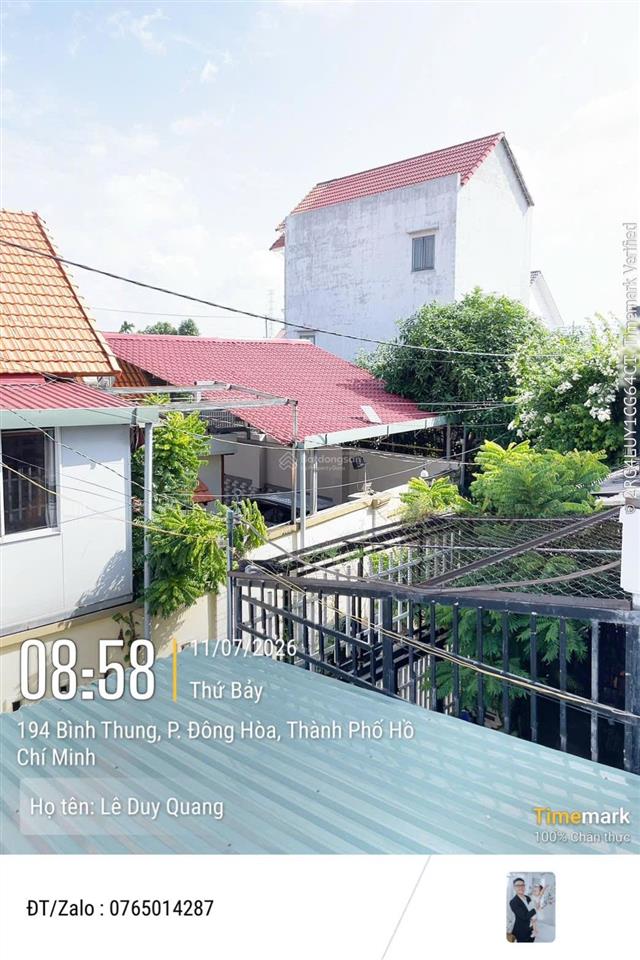 Bán nhà mới sát nách làng đh thủ đức p.đông hoà dĩ an. nhà 1trệt 1lầu 76,6m2 có 3pn. giá 4,39tỷ tl