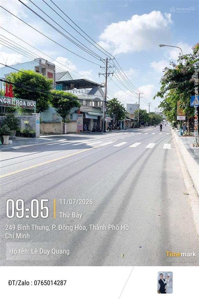 Bán nhà mới sát nách làng đh thủ đức p.đông hoà dĩ an. nhà 1trệt 1lầu 76,6m2 có 3pn. giá 4,39tỷ tl