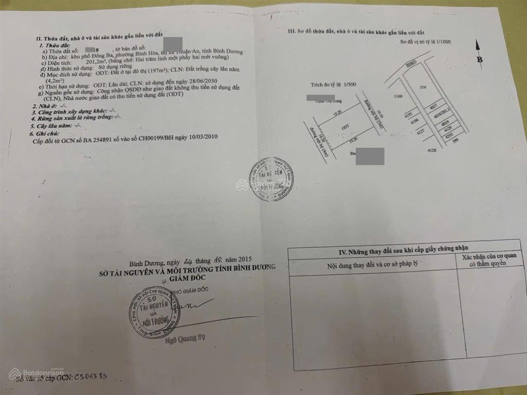Bán lô đất rẻ ngang 10,5m, 2 mặt tiền trước sau, gần cầu ông bố & kcn linh trung 2. giá 6,5 tỷ (tl)