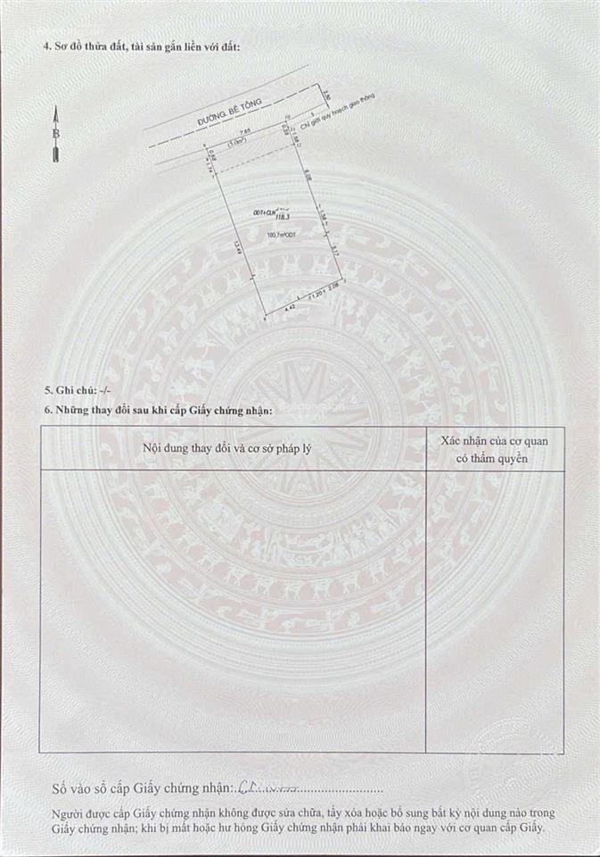 Bán nhà trung tâm tp. dĩ an, cách go dĩ an 500m, bề ngang 7,6m rất hiếm trong tầm giá 5tỷ190 (tl)