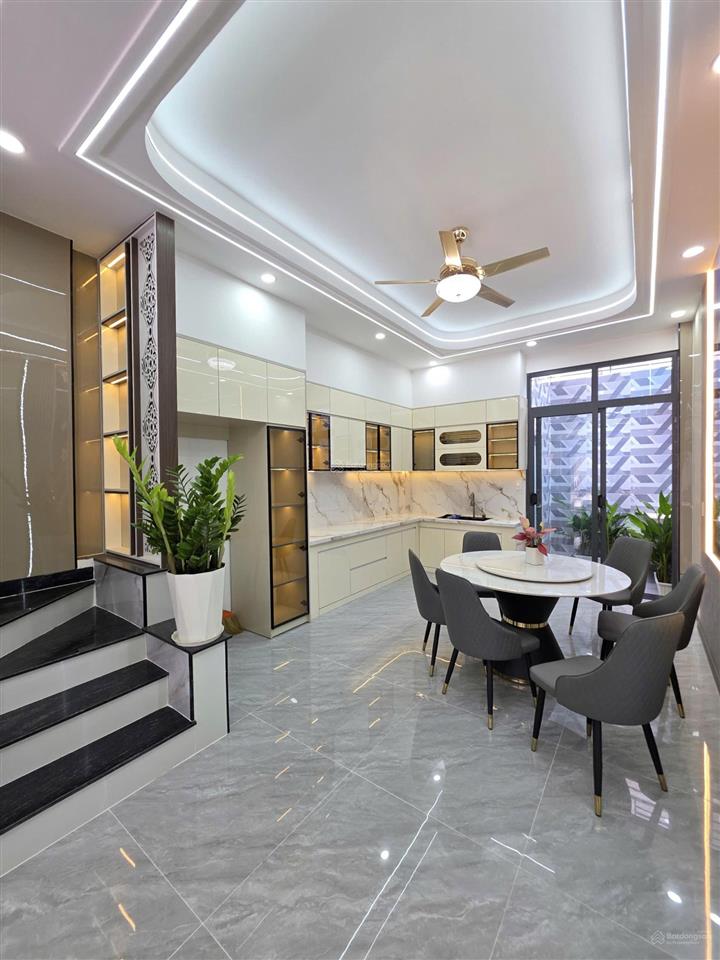 Bán nhà hoàn công xây mới 100%, phường bình chuẩn thuận an cũ. nhà 4pn thiết kế đẹp. giá 4,55 tỷ tl