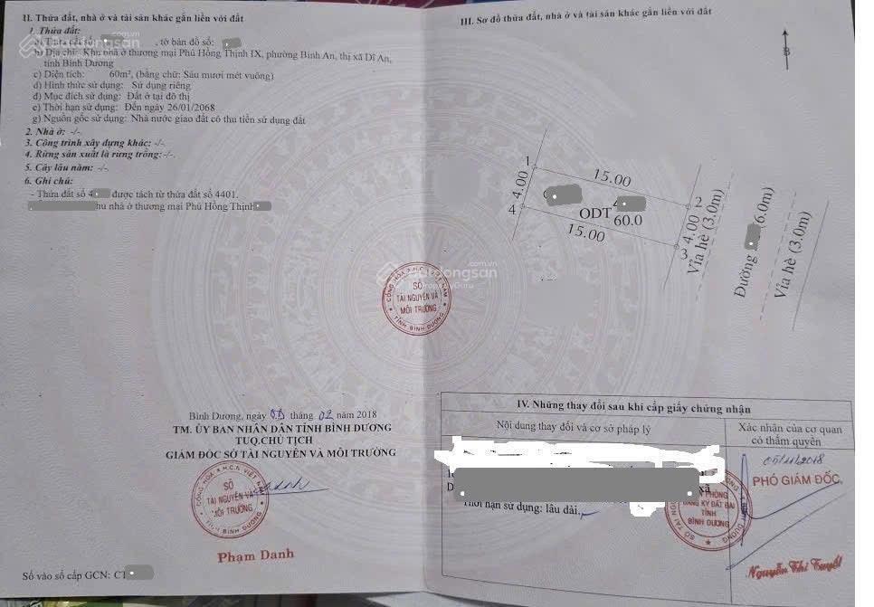 Bán đất kdc gần làng đại học thủ đức, gần go dĩ an. khu dân trí cao ở rất thích. giá 4,28 tỷ (tl)