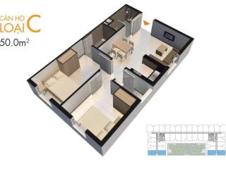 Bán căn hộ 50m2 2pn2wc chung cư firsthome thạnh lộc q12