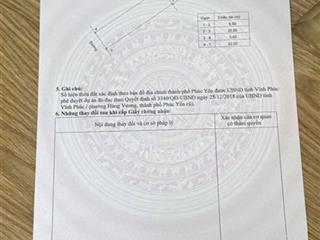 Chính chủ cần bán lô đất 121m, đất tms, mặt tiền 5,5m, hậu 5,5m vuông vắn, phong thủy đẹp. vị trí