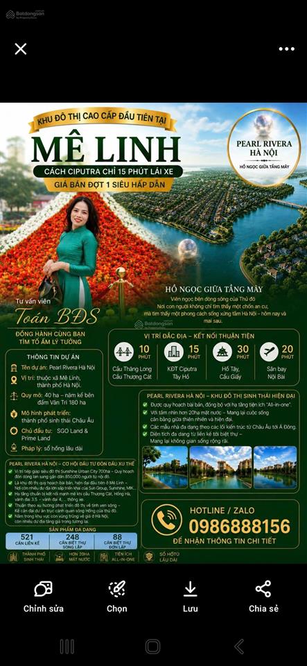 Pearl rivera mê linh tâm điểm đầu tư phía bắc hà nội giữa làn sóng phát triển mạnh mẽ của kh