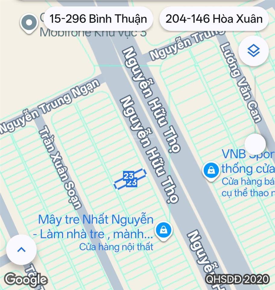 Mặt tiền nguyễn hữu thọ giá bèo  kinh doanh hạ chào sốc chỉ còn 12,4 tỷ , 115m2, đường 33m .