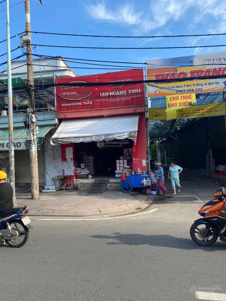 Mặt tiền kinh doanh vip đường lê văn quới, dt 5x19