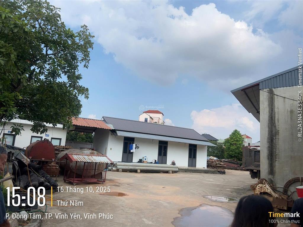 Sang nhượng đất doanh nghiệp đã nộp thuế 1 lần, sẵn nhà xưởng và nhà điều hành tại tp vĩnh yên, vp