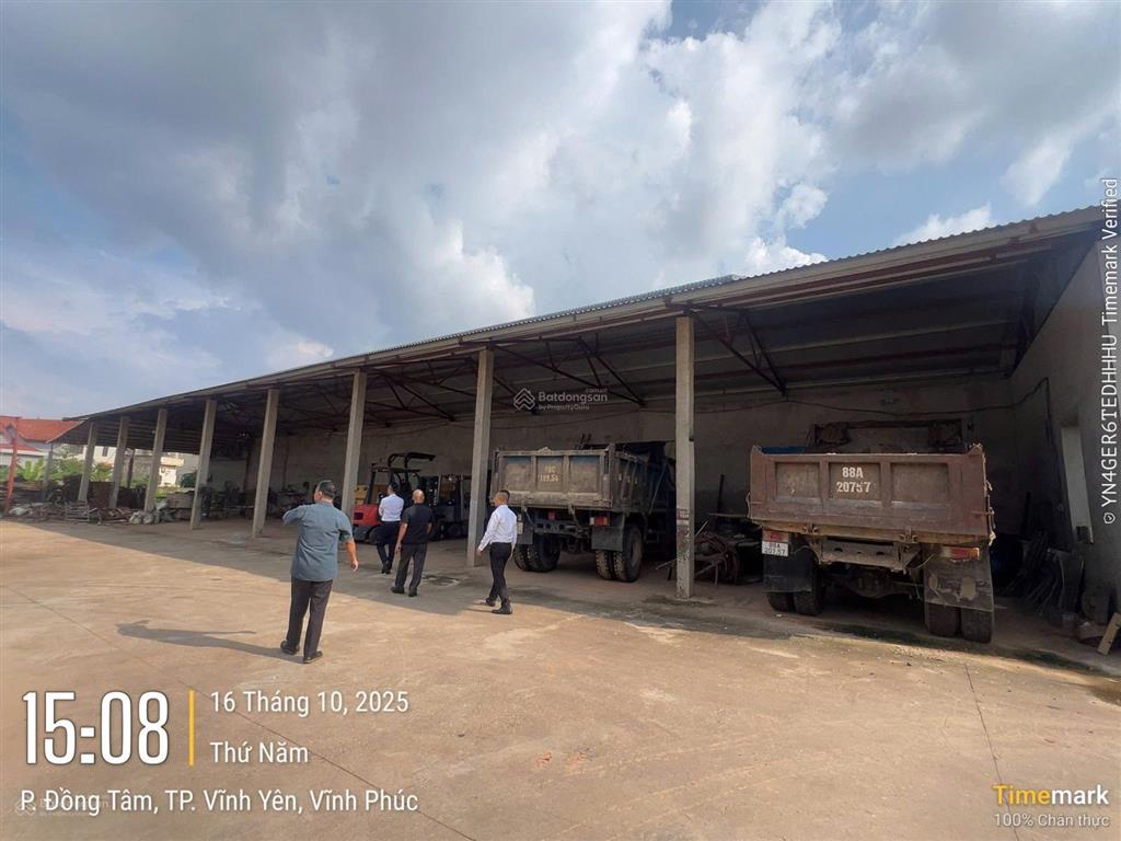 Sang nhượng đất doanh nghiệp đã nộp thuế 1 lần, sẵn nhà xưởng và nhà điều hành tại tp vĩnh yên, vp
