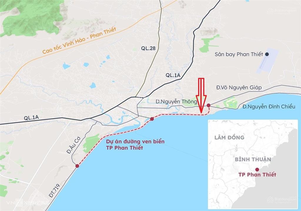 Bán đất full thổ cư sát biển gần điểm checkin dốc hoàng hôn phan thiết