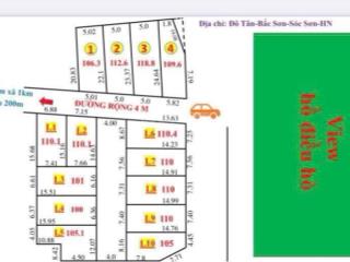 Chính chủ cần bán lô góc 110m2 3 mặt tiền giá chỉ 1,05 tỷ