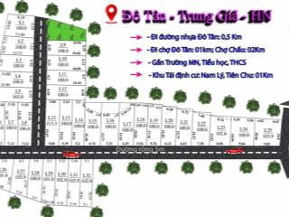 E THỊNH MỞ BÁN NHIÊU LÔ ,GIÁ CHỈ HƠN 700 TR DT 100 M FUN THỔ CƯ , ĐỊA CHỈ TẠI TRUNG GIÃ