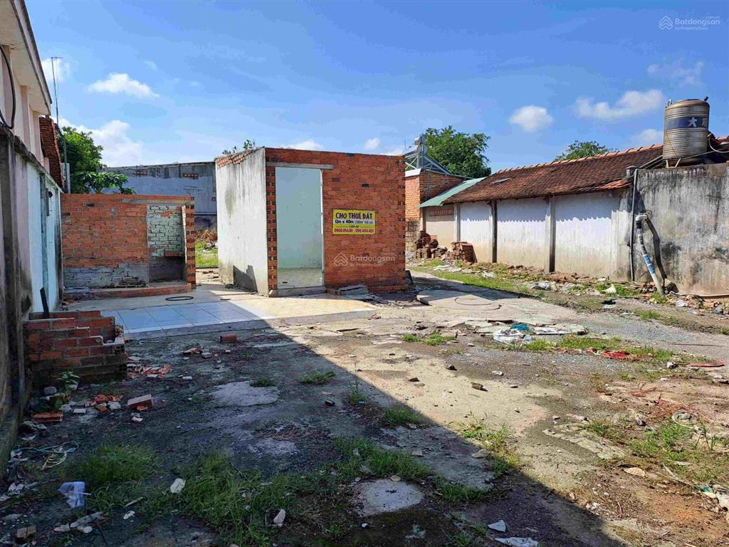 Cho thuê đất 440m2 (300m2 tc) mt đlbd chánh hiệp (22 triệu/tháng)