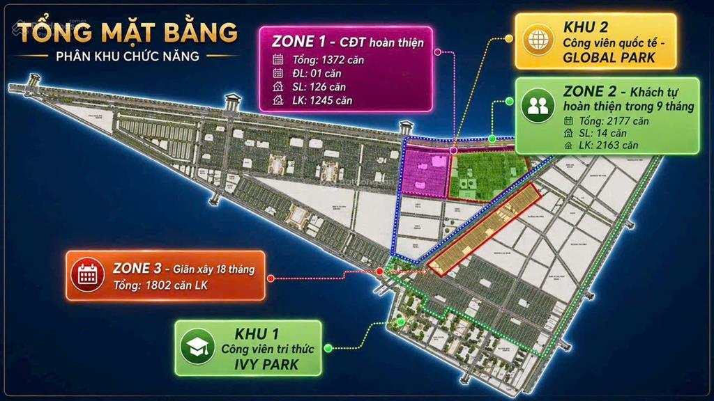 Mở bán nhà phố vinhomes saigon park 60m² gia đoạn 1 , độc quyền chính sách mua nhà bằng vàng
