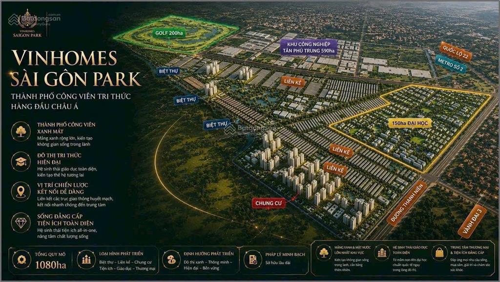 Mở bán nhà phố vinhomes saigon park 60m² gia đoạn 1 , độc quyền chính sách mua nhà bằng vàng