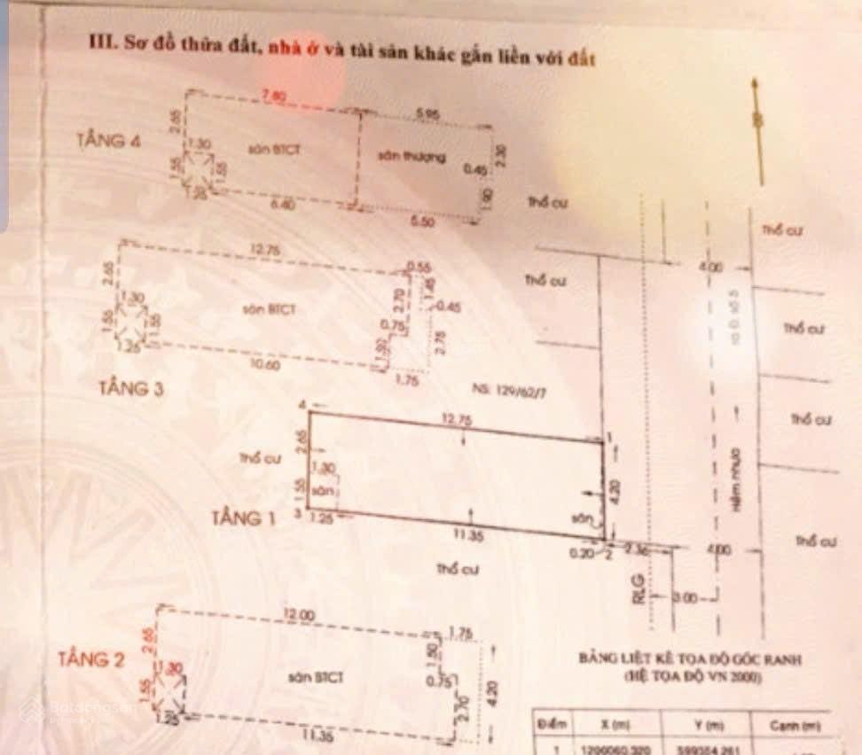 Bán nhà hẻm xe hơi p. an hội đông, gò vấp, hcm  0878 833 ***