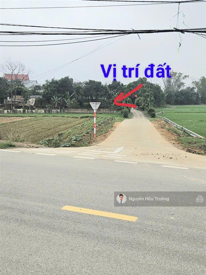 Lô đất đẹp có 102 cách 30m ra đường tỉnh lộ. view cánh đồng và quán cafe cực chill ạ