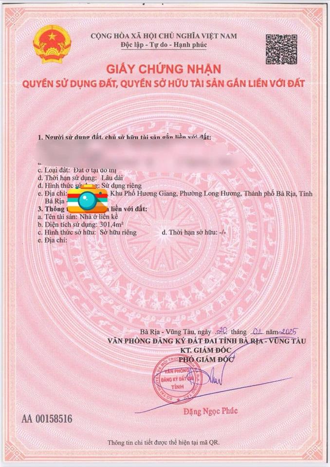 Bán gấp nền đất bà rịa city gate, giá 1.9 tỷ. mặt tiền ql 51, gần siêu thị go 0775 707 *** phạm yến