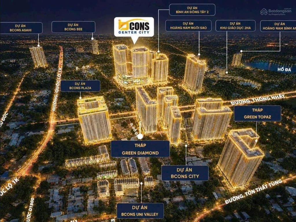 Căn 1pn nội bộ cđt bcons, trả góp nhẹ nhàng, cuối năm nay nhận nhà, cách ga chỉ metro 2,7km