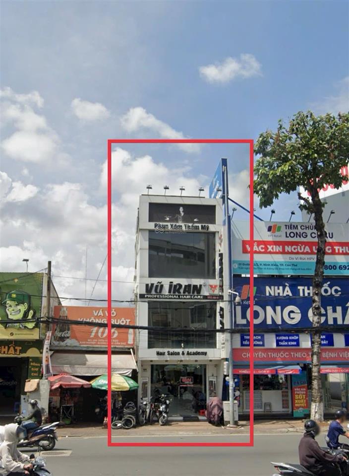 Cho thuê nhà 1 trệt 3 lầu giá 35 triệu ngay ngã 3 đường trần hưng đạo ninh kiều cần thơ