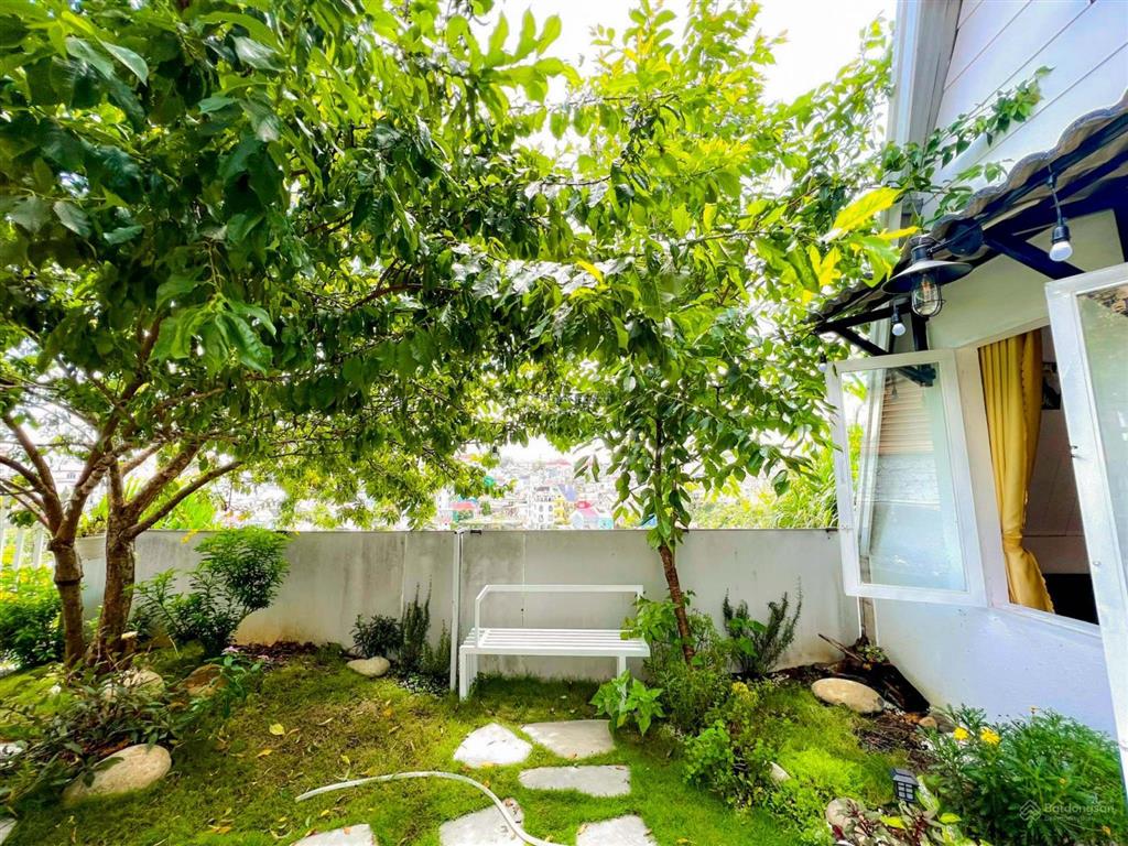 Chỉ 3.7 tỷ, nhà sân vườn, sổ riêng, view đẹp trung tâm đà lạt (78m2, 6x14m hẻm rộng 3.5m ô tô nhỏ)