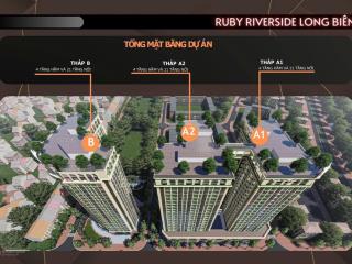 Bán căn 2pn view hồ the harmony 69,4m2 tầng đẹp chung cư ruby river side giá 6.55 tỷ bp
