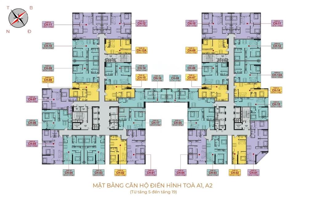 Bán căn 2pn view hồ the harmony 69,4m2 tầng đẹp chung cư ruby river side giá 6.55 tỷ bp
