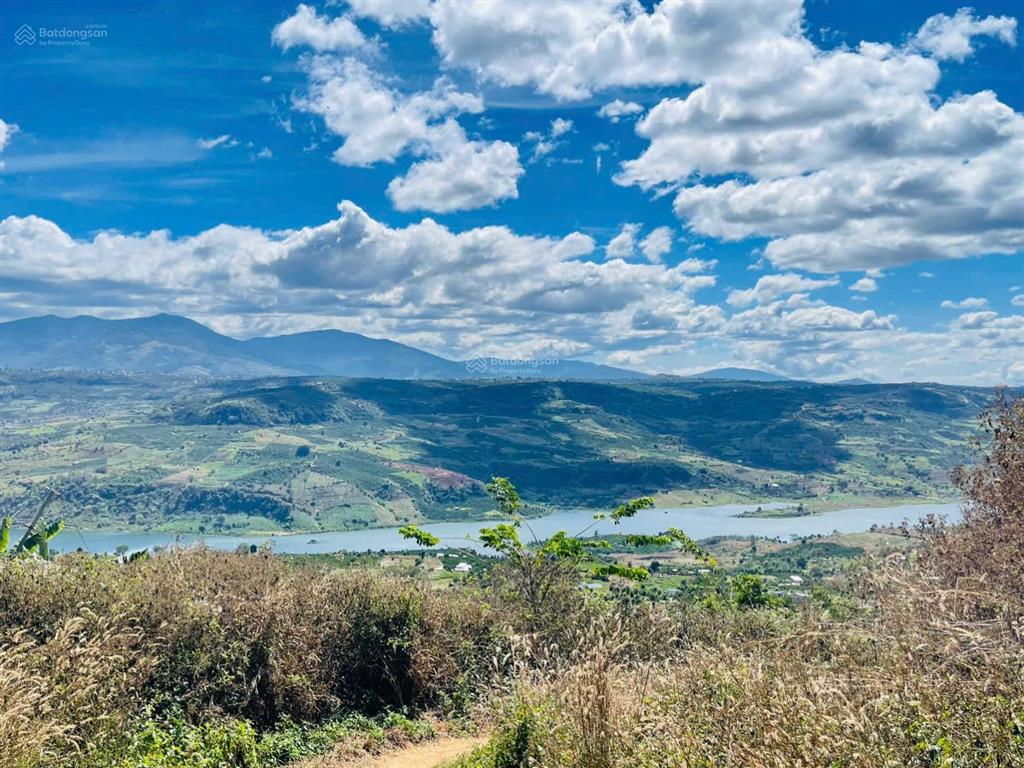 1686m2 đất săn mây, view đồi sông, giá 813 triệu/1000m2,sẵn vườn sầu riêng càfê, tân hà, gần đà lạt